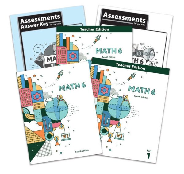 6th Grade Math Textbook Kit, 4th Edition from BJU Press