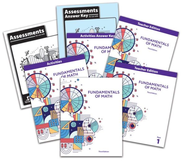 7th Grade Fundamentals of Math Textbook Kit, 3rd Edition from BJU Press