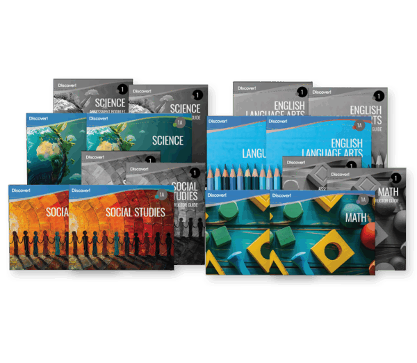 Discover! 1st Grade 4-Subject Set