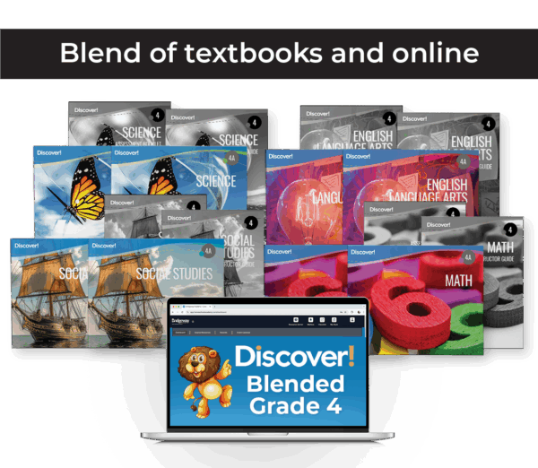 Discover! 4th Grade Blended 4-Subject Set
