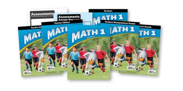 1st Grade Math Textbook Kit (5th Edition) from BJU Press