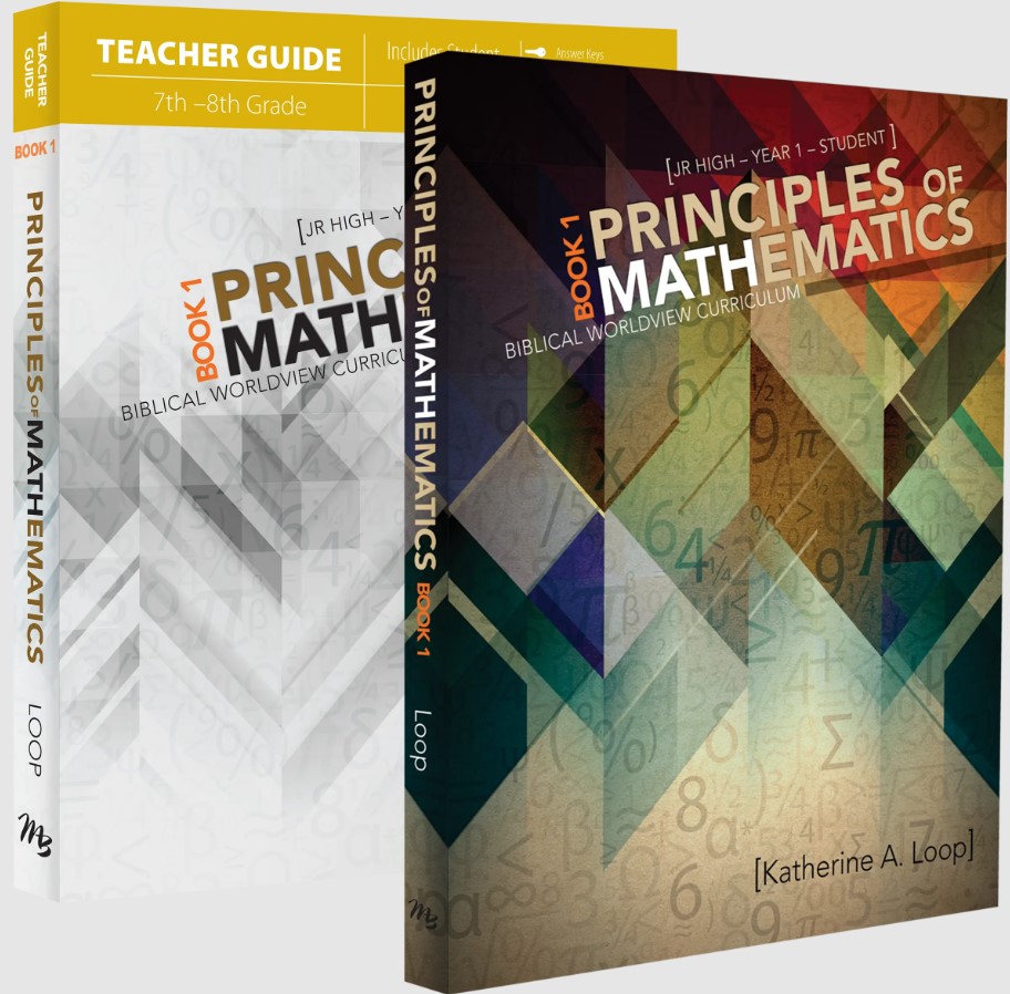 * NEW * Principles of Mathematics Book 1 Set from Master Books